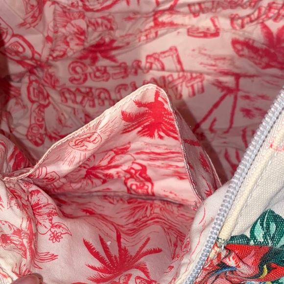 Floral Pink and Cream Women's Bag - Picture 10 of 11